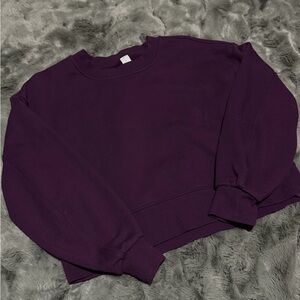 Lululemon Purple Crew Neck Sweater